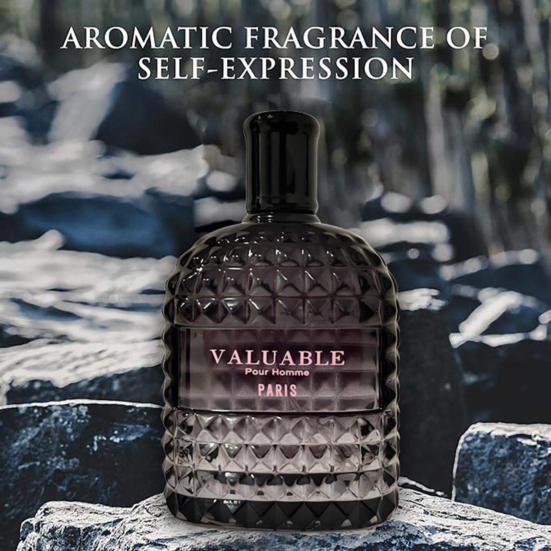 Valuable Paris EDT - Rich Masculine Cologne for Men | Bold 3.4oz