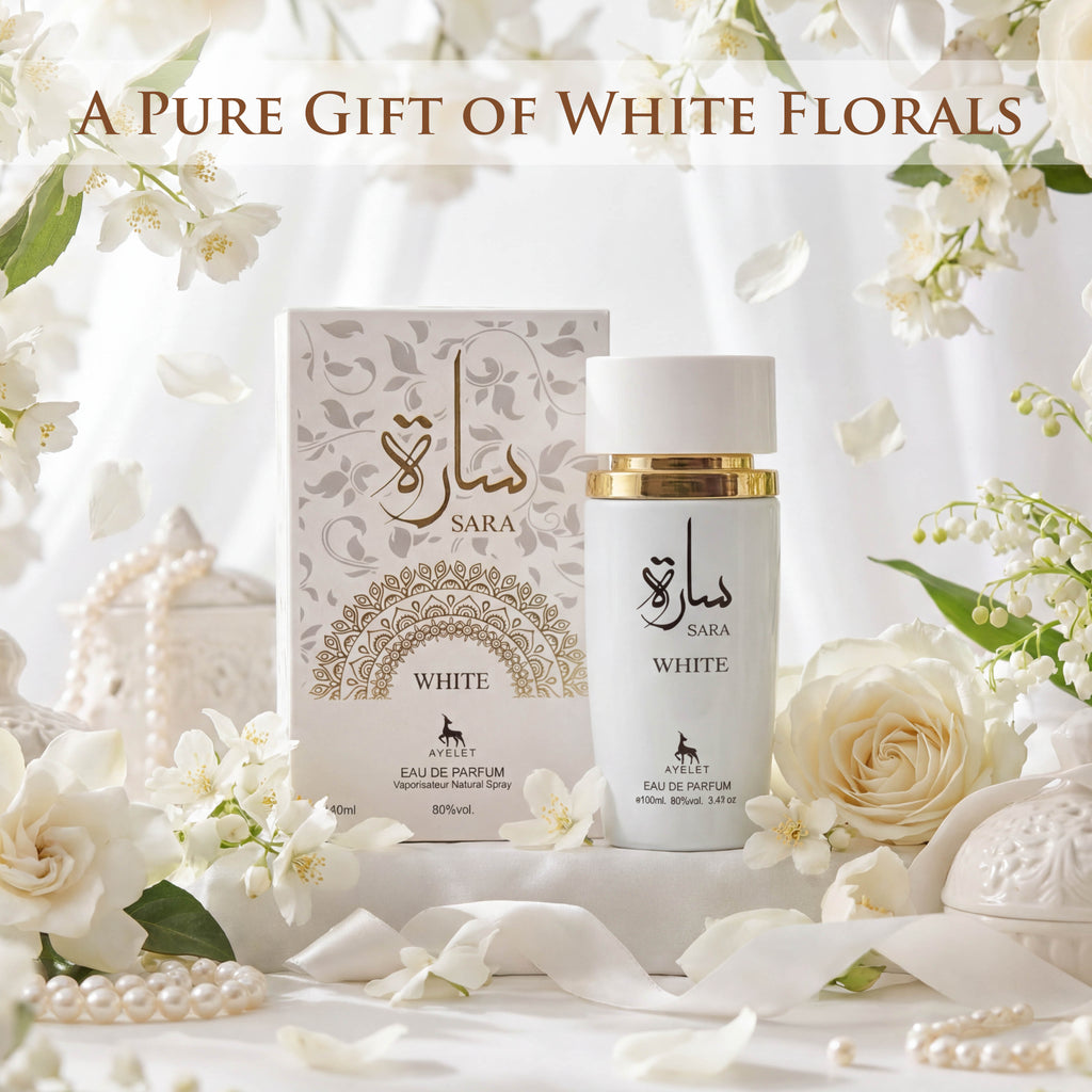 Sara White EDP - Soft Creamy Floral Perfume | Clean Feminine 3.4oz