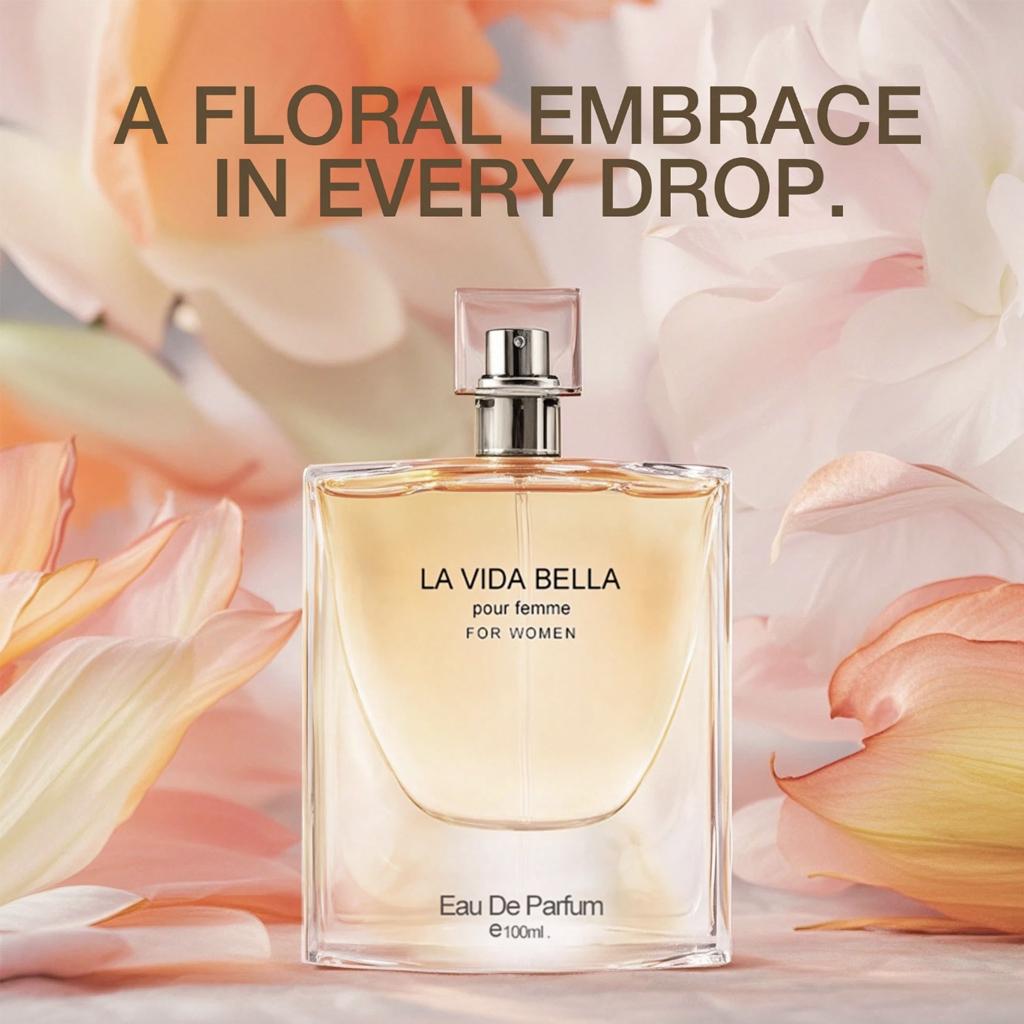 La Vida Bella EDP Gift Set for Women - 2x100ML | Floral Fruity Duo
