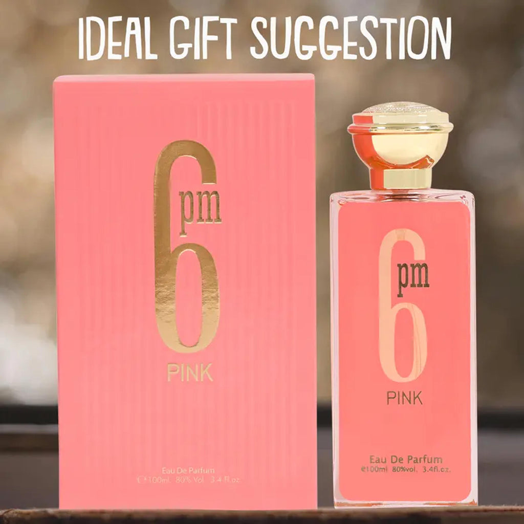 6PM Pink EDP - Sweet Playful Perfume for Women | Pink Floral 3.4oz