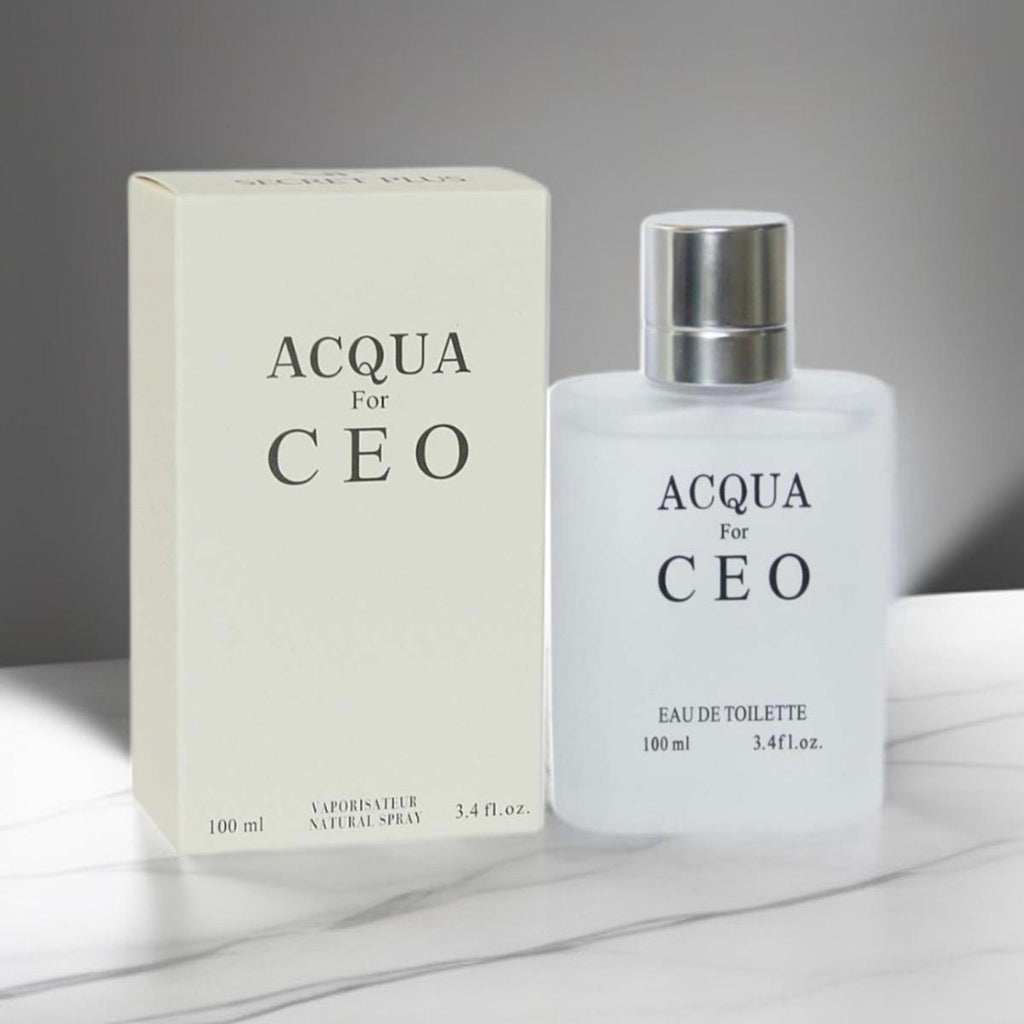 Aqua for CEO EDT - Clean Fresh Cologne for Men | Office Scent 3.4oz