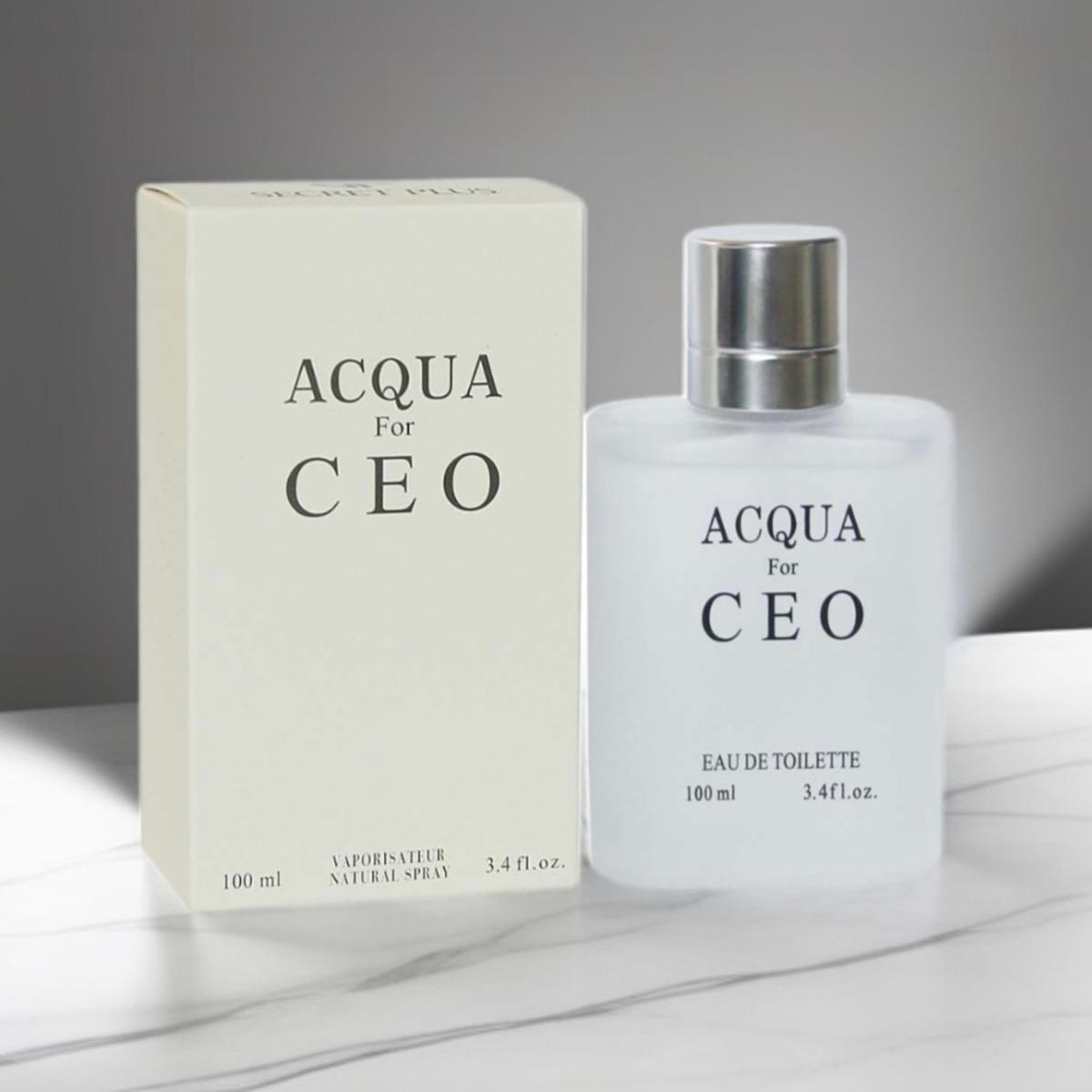 Aqua for CEO EDT - Clean Fresh Cologne for Men | Office Scent 3.4oz