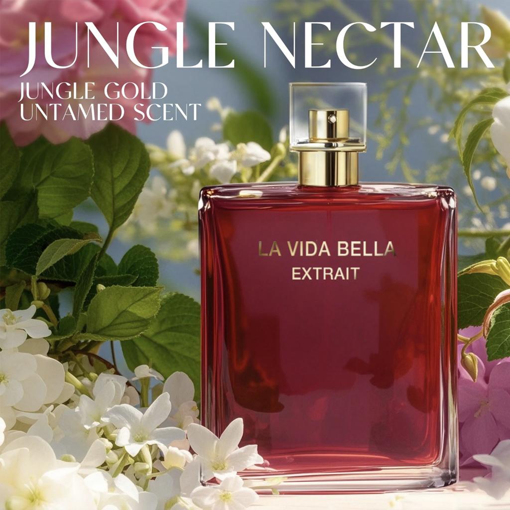 La Vida Bella Extrait - Sweet Floral Perfume for Women | Long Lasting 3.4oz