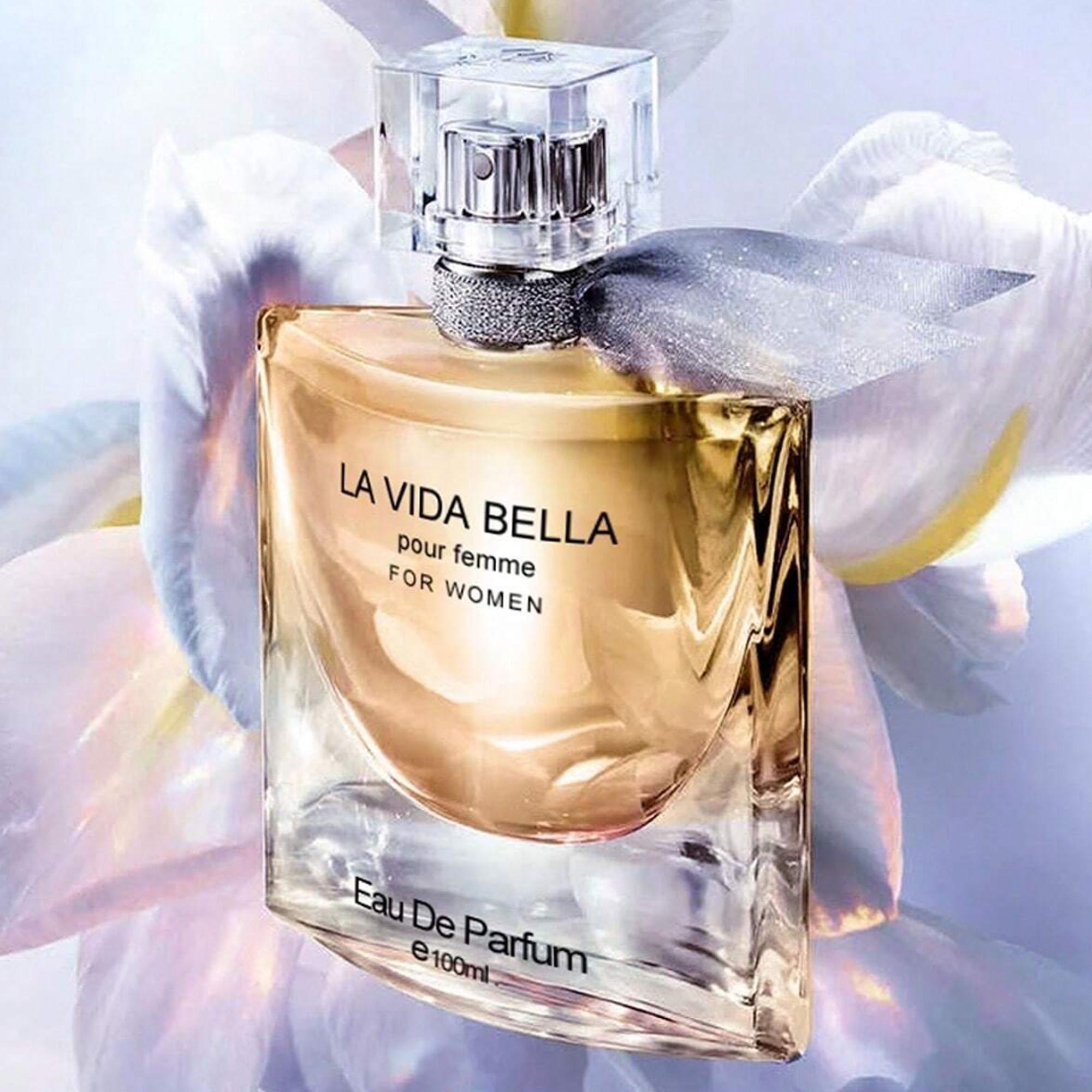 La Vida Bella EDP - Floral Sweet Perfume for Women | Iris Vanilla 3.4oz