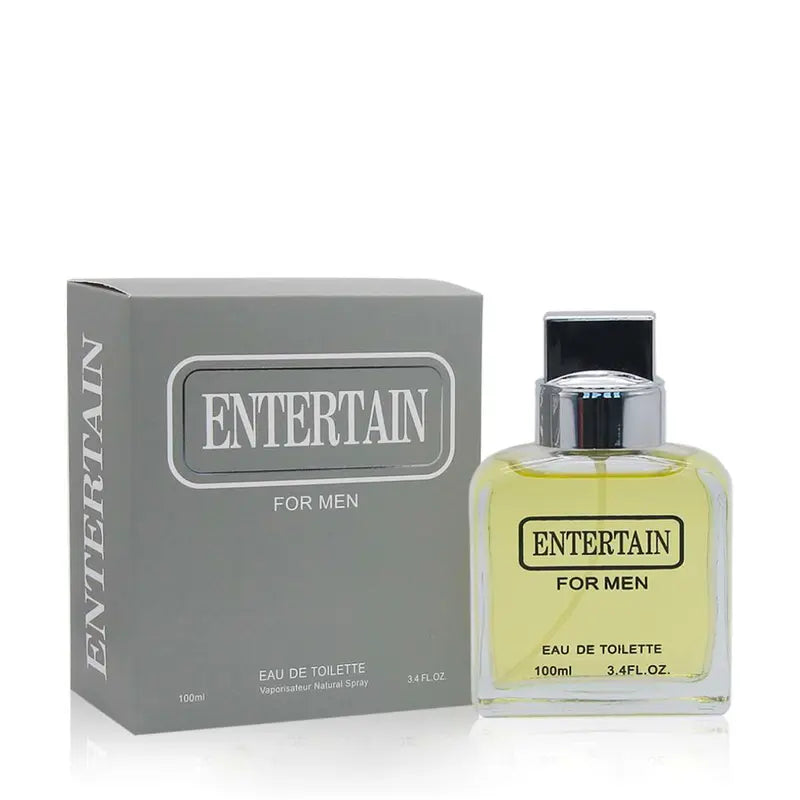 Entertain EDP for Men - Citrus Woody Cologne | Fresh Clean 3.4oz