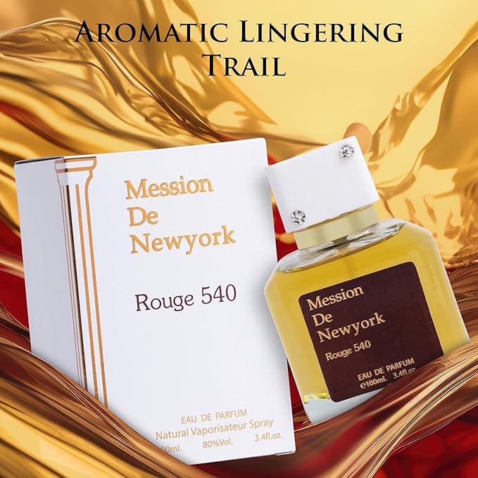 Mession Rouge 540 EDP - Luxe Amber Saffron Perfume | Unisex 3.4oz