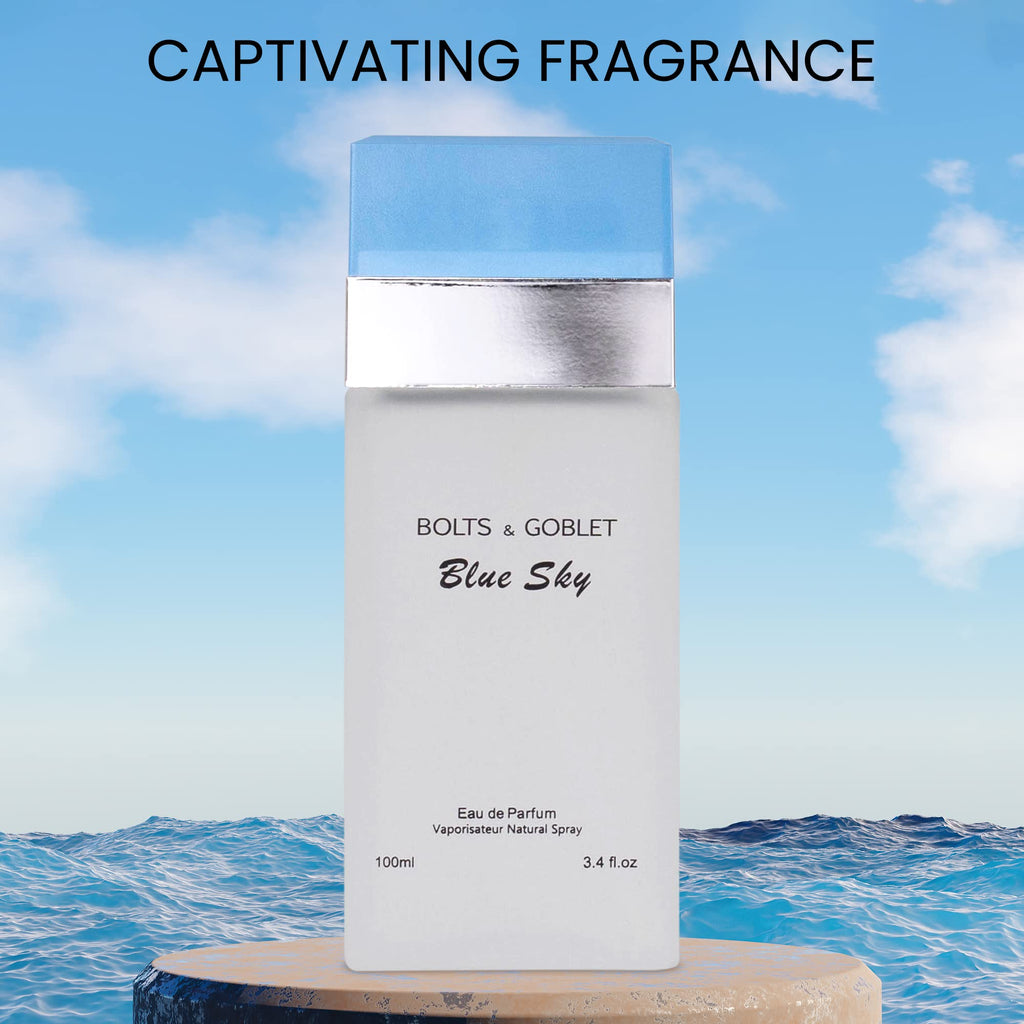 Blue Sky - Light Fruity Floral Perfume for Women | Fresh Summer 3.4oz