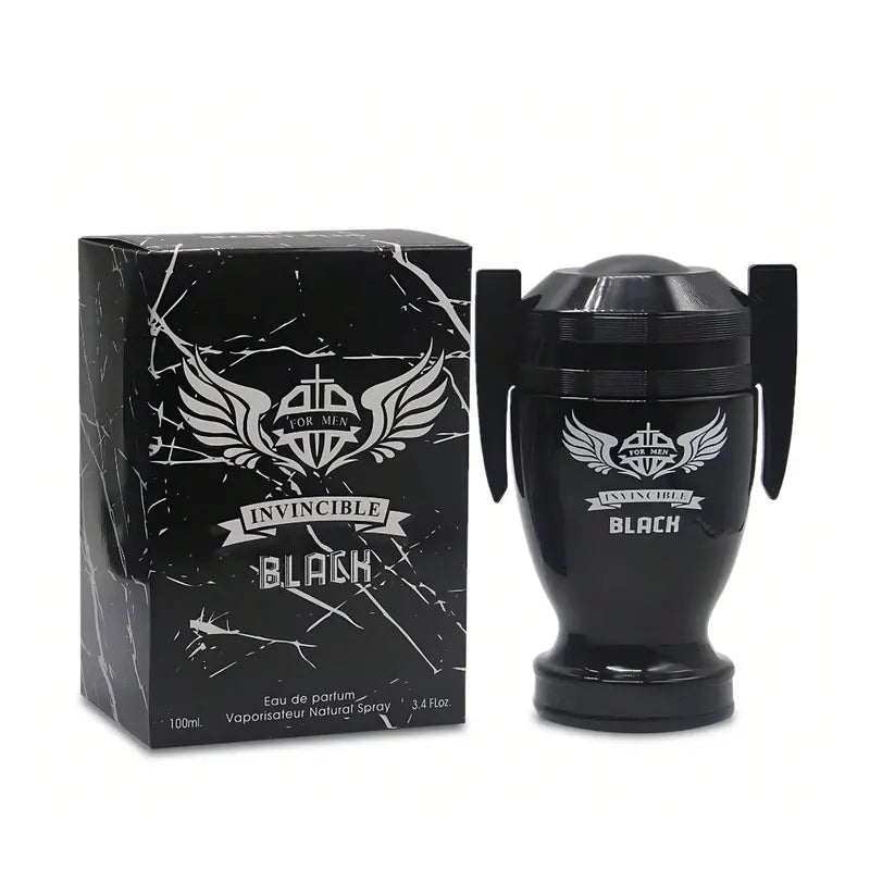 Invincible Black EDP - Dark Intense Cologne for Men | Magnetic 3.4oz