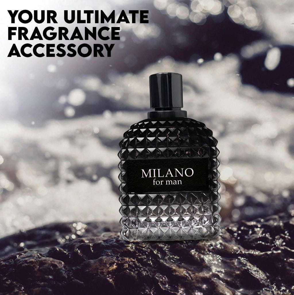 Milano Men EDT - Earthy Woody Cologne | Citrus Sandalwood Cedar 3.4oz