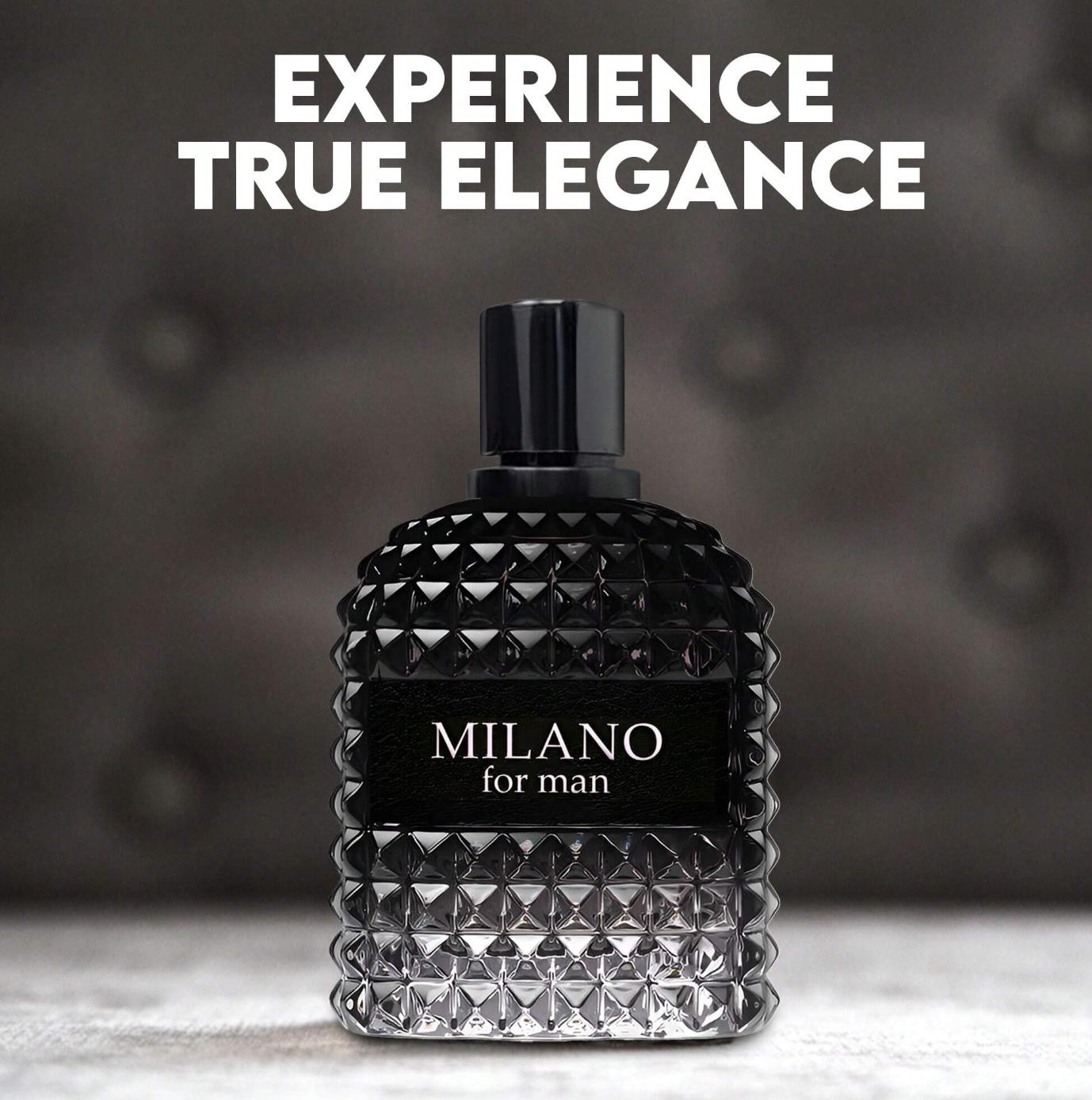 Secret Plus MILANO MEN Eau De Toilette - Natural Spray, Bold & Sophisticated Scent, 100ml