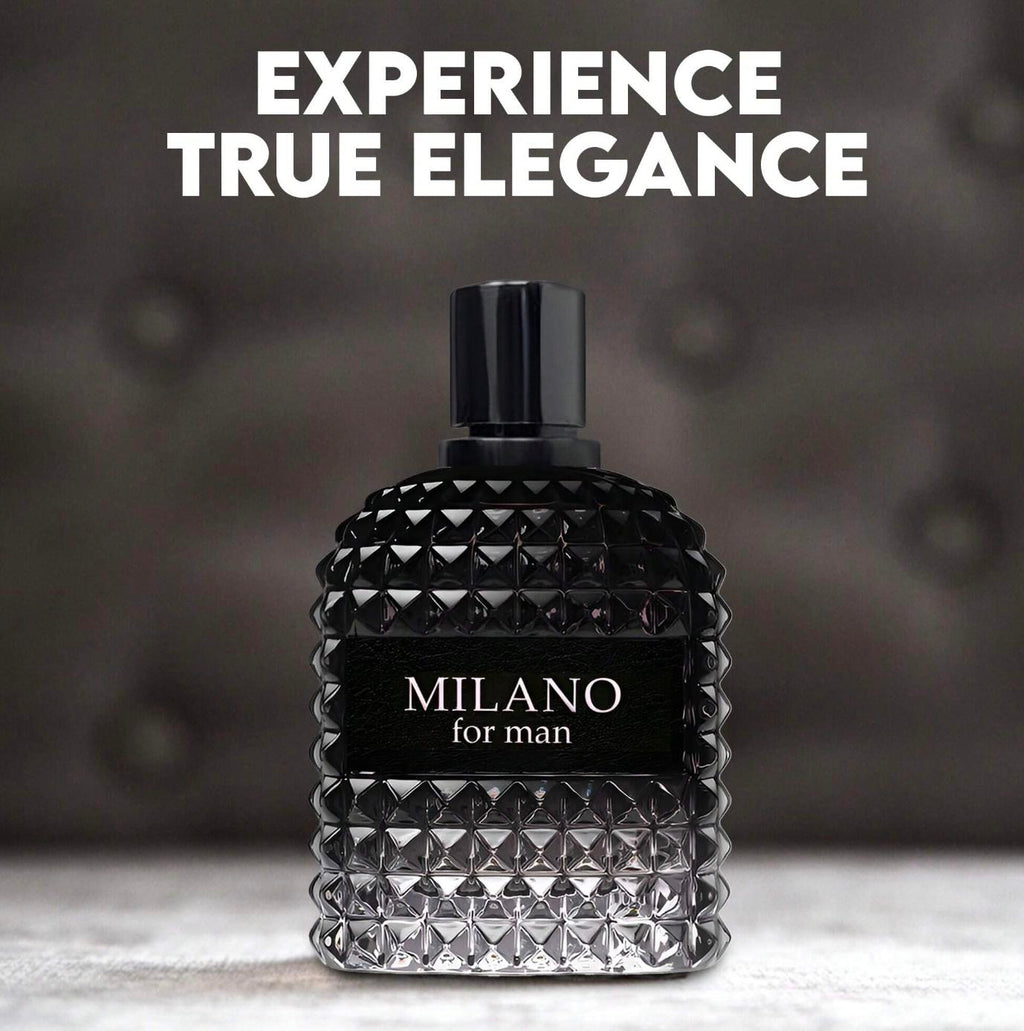 Milano Men EDT - Bold Sophisticated Masculine Cologne | Warm Spicy 3.4oz