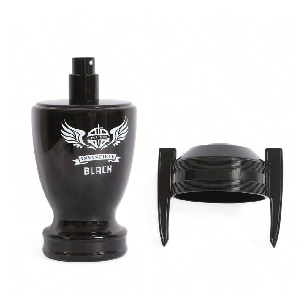 Invincible Black EDP - Dark Intense Cologne for Men | Magnetic 3.4oz