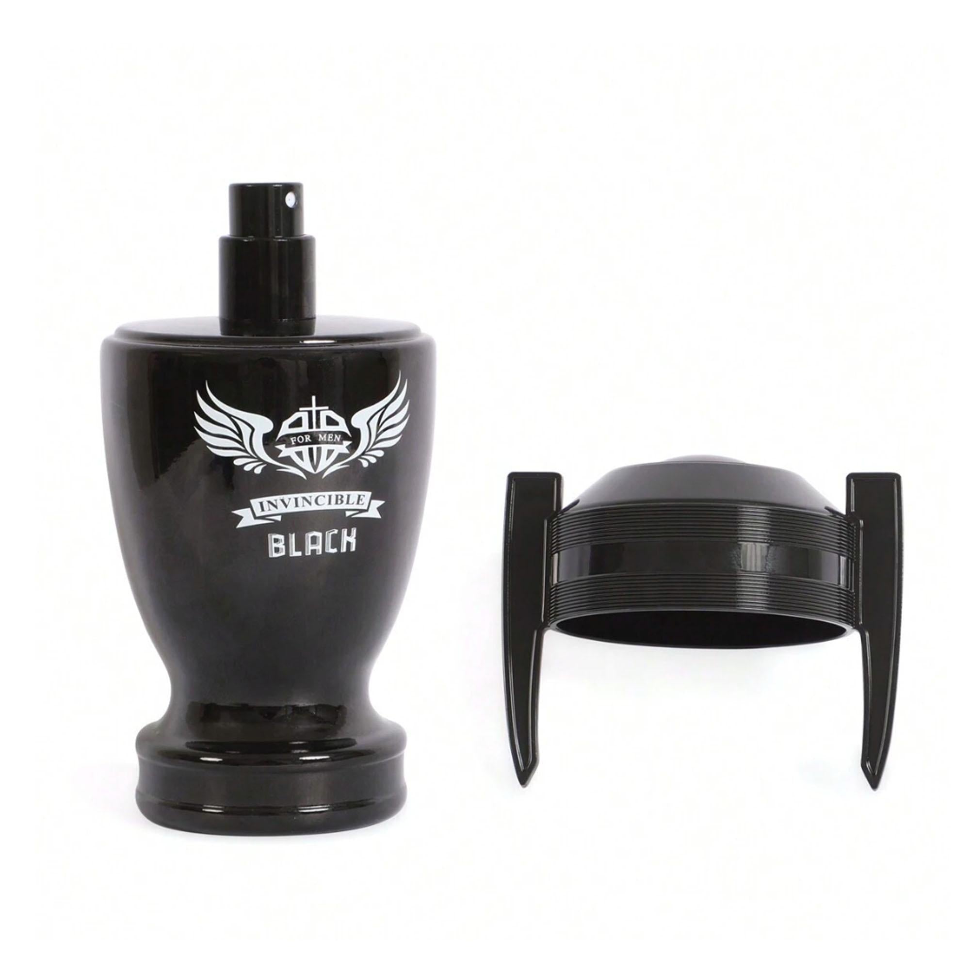 Invincible Black EDP - Dark Intense Cologne for Men | Magnetic 3.4oz