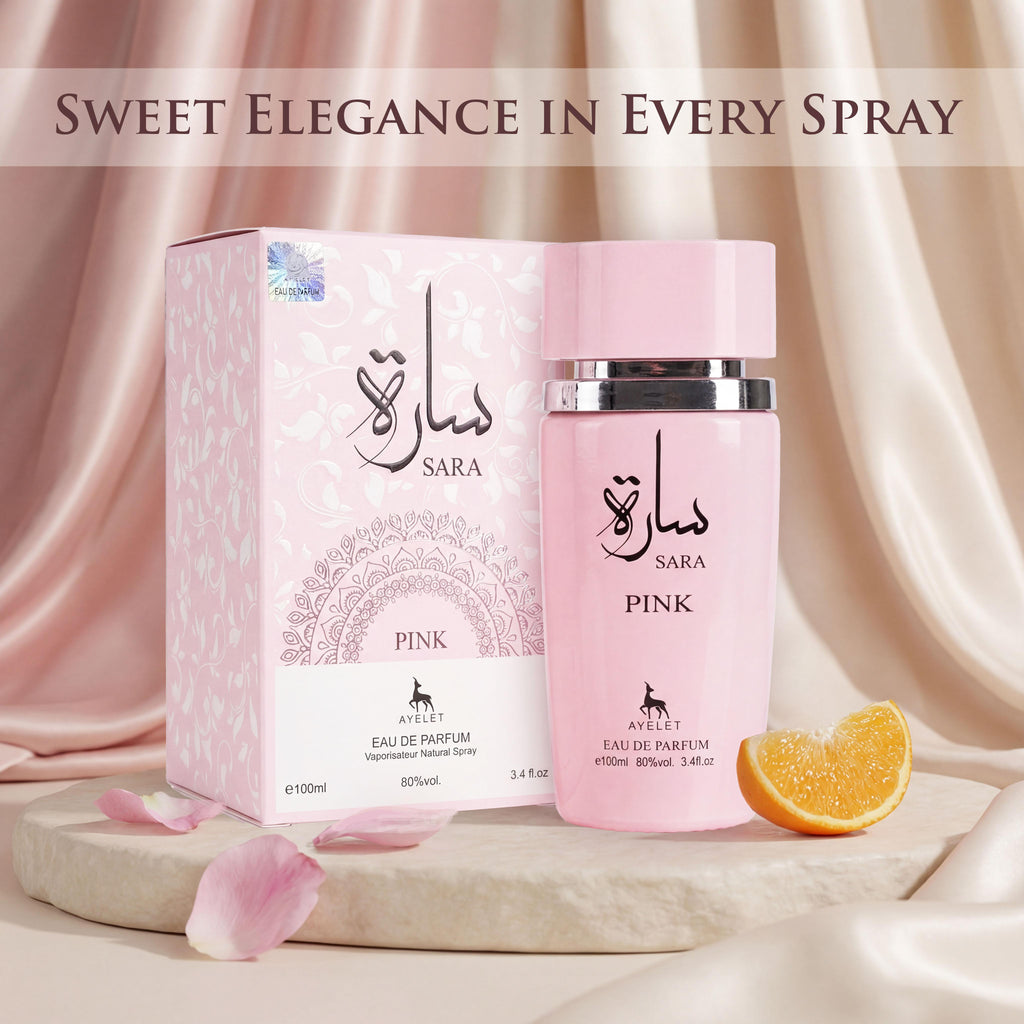 Sara Pink EDP - Sweet Fruity Floral Perfume | Elegant Daily Wear 3.4oz