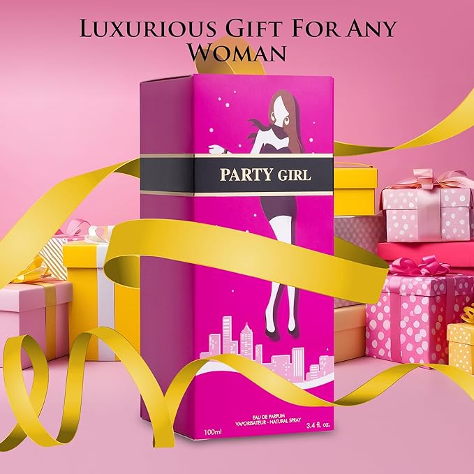 Party Girl EDP - Caramel Vanilla Perfume for Women | Night Out 3.4oz