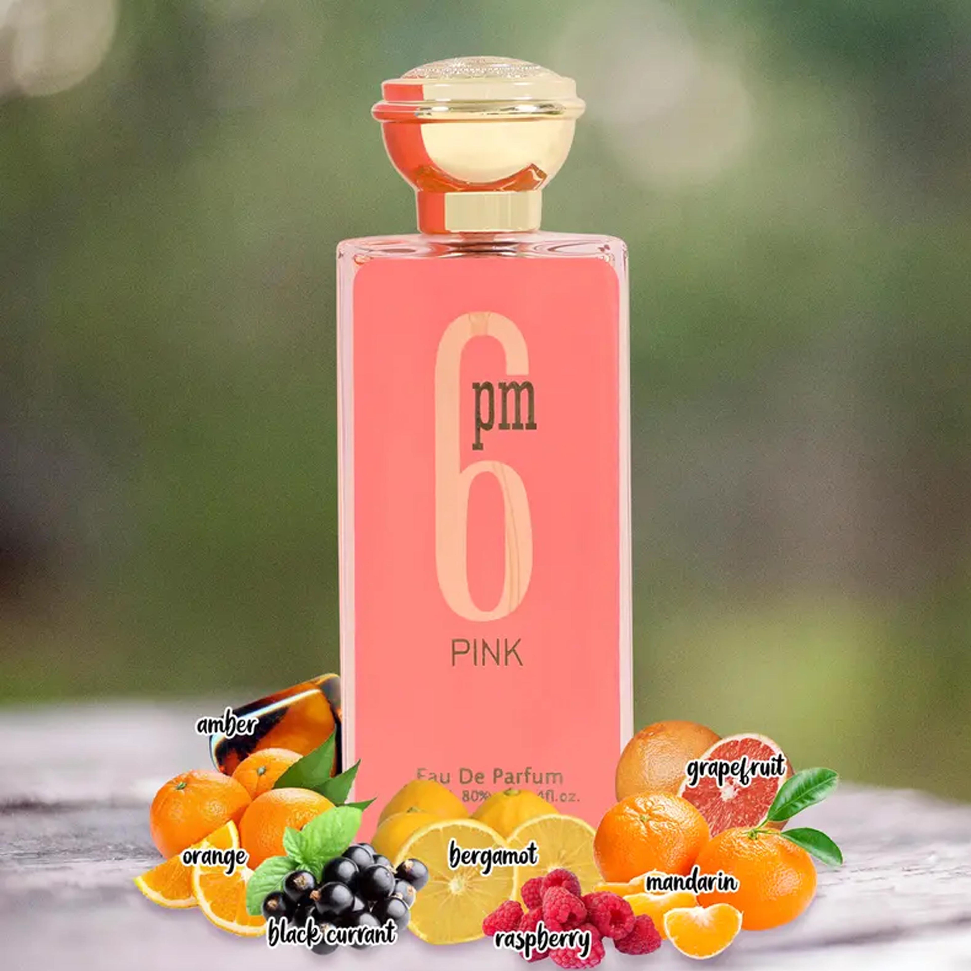 6PM Pink EDP - Sweet Playful Perfume for Women | Pink Floral 3.4oz