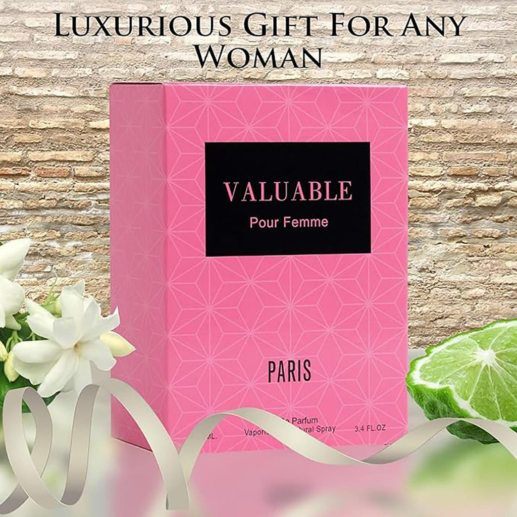 Valuable EDP for Women - Fruity Floral Gourmand Perfume | 3.4oz