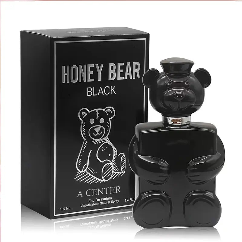 Honey Bear Black EDP - Spiced Honey Cologne for Men | Luxe 3.4oz