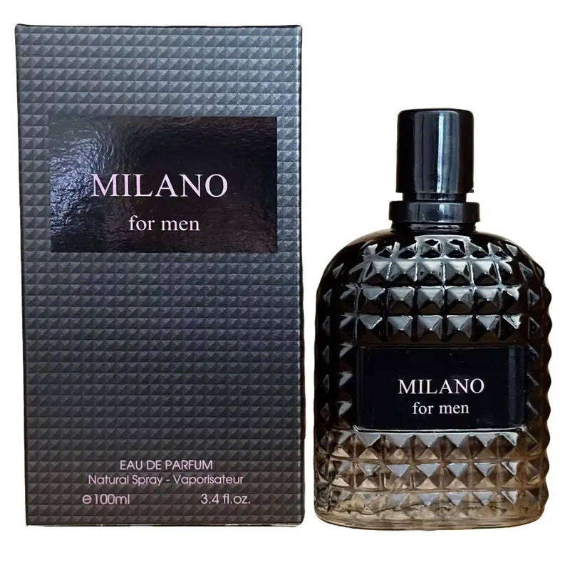 Milano Men EDT - Earthy Woody Cologne | Citrus Sandalwood Cedar 3.4oz