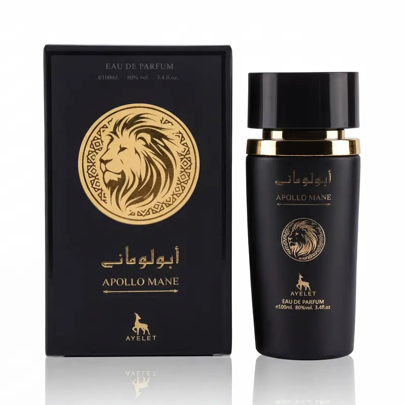 Apollo Mane Gold EDP - Amber Spiced Cologne for Men | Premium 3.4oz