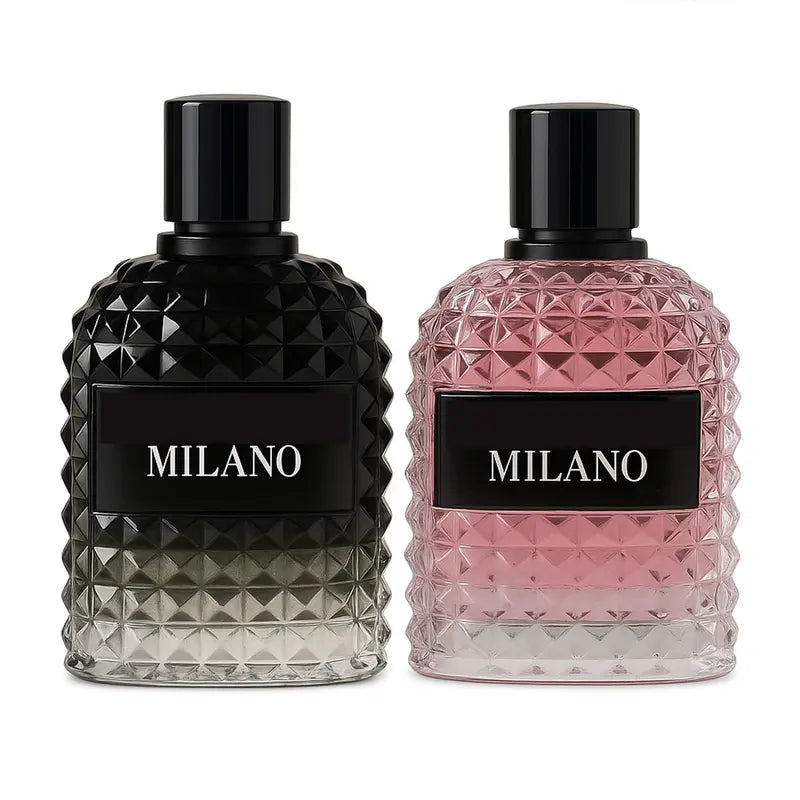 Milano Couple Set - His & Her Cologne Perfume Gift | Amber Floral 2x100ML