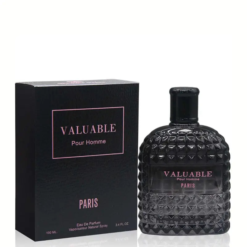 Valuable Paris EDT - Rich Masculine Cologne for Men | Bold 3.4oz